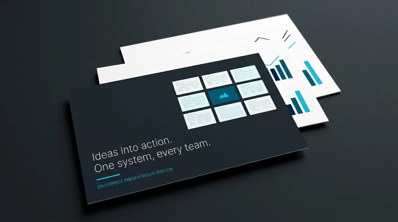 Presentation system: Ideas into action.